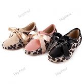 Leopard Print Leather Casual